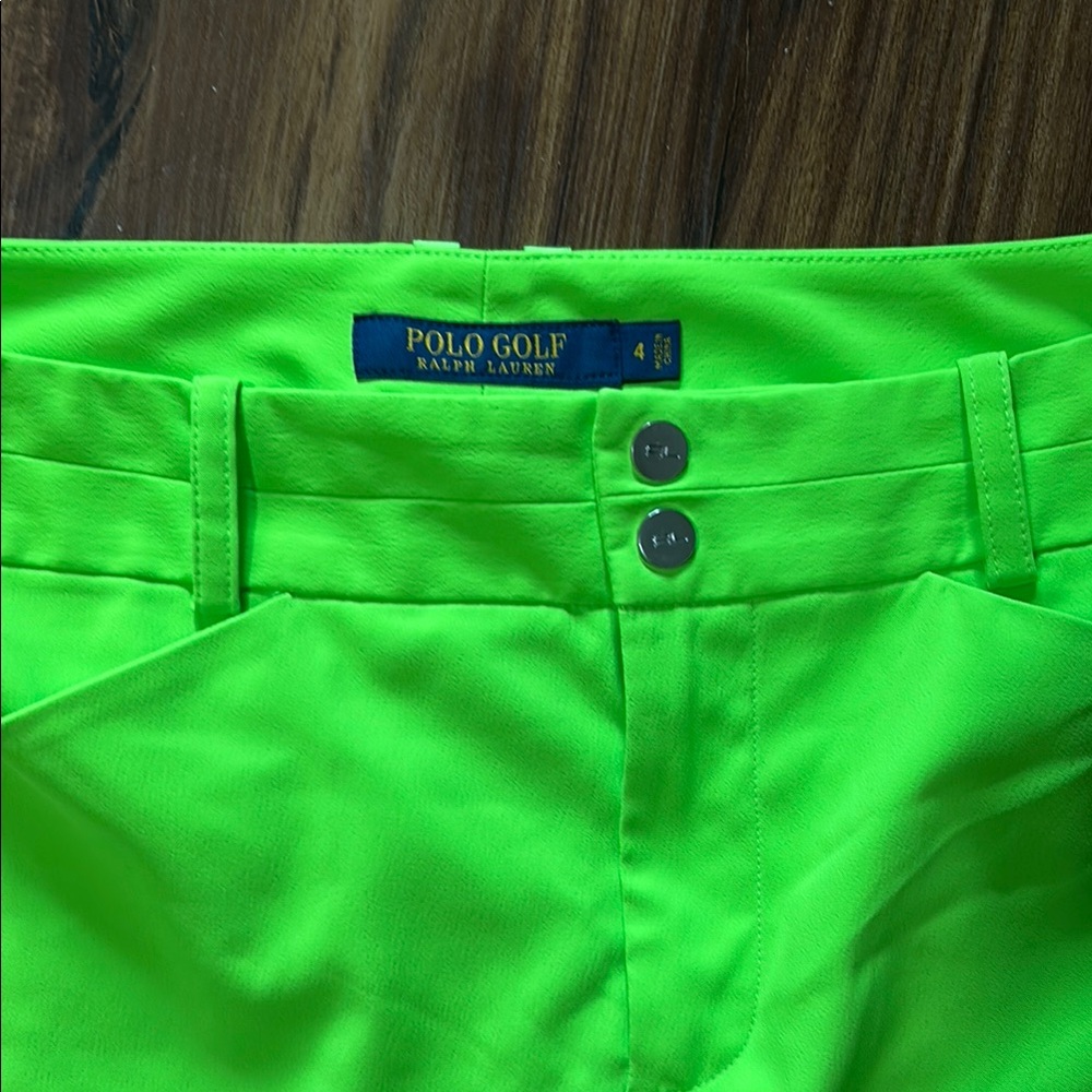 Polo by Ralph Lauren Neon Green Athletic Shorts
